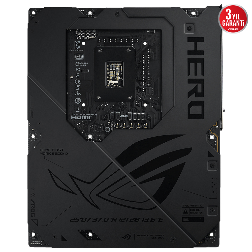 ASUS ROG MAXIMUS Z890 HERO DDR5 HDMI-DP TYPEC PCIE 5.0 1851p ATX