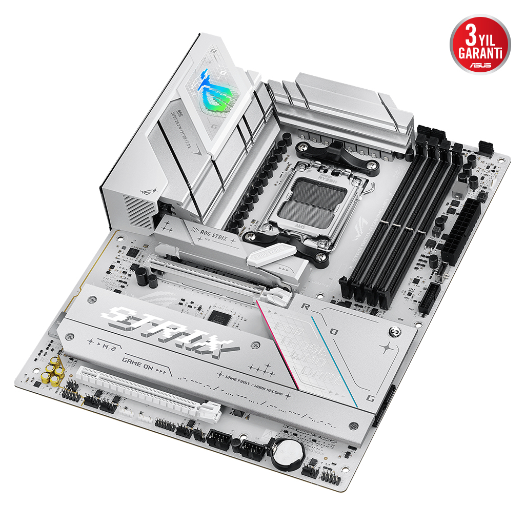 ASUS ROG STRIX B850-A GAMING WIFI7 NEO, 4xDDR5,  4xM.2, HDMI, DP, Type-C, PCIe 5.0, Wi-Fi 7, Bluetooth v5.4, AM5 Soket GAMING Anakart