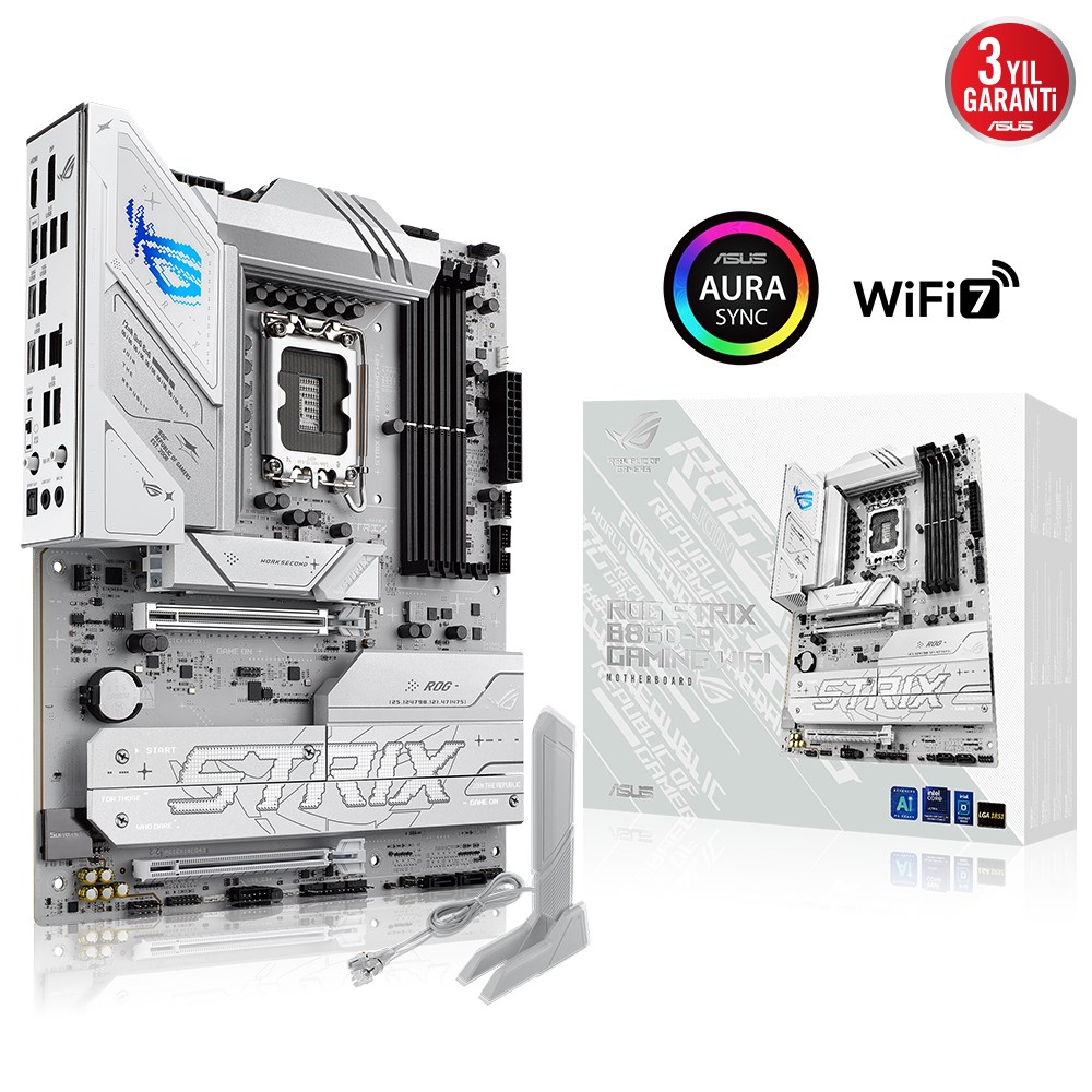 ASUS ROG STRIX B860-A GAMING WIFI7 DDR5 HDMI DP PCIE 5.0 1851p ATX