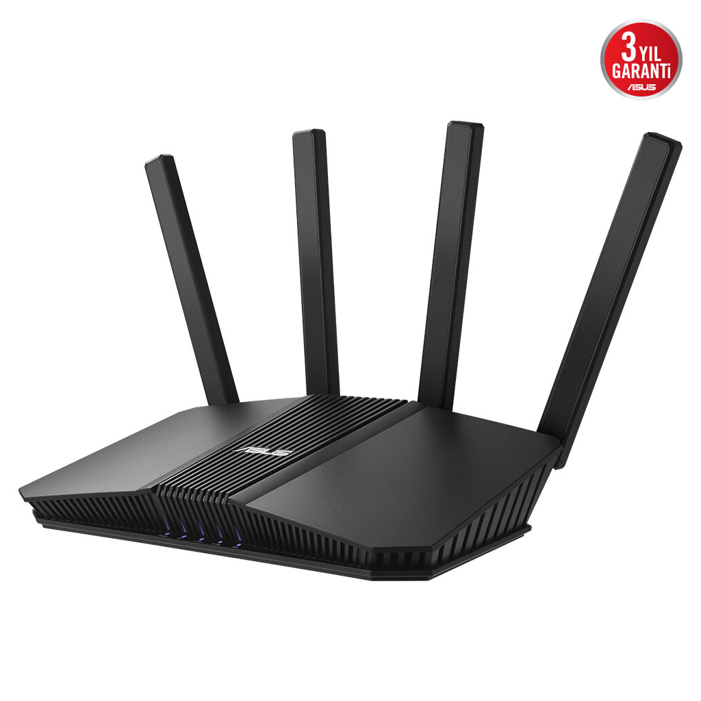 ASUS RT-BE82U, BE6500, 4 Port, 6500Mbps, Dual Band, WİFİ 7, AiMesh, AiProtection Pro, Gigabit Extendable Router