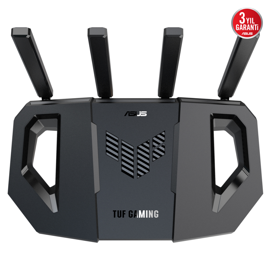 ASUS TUF-BE3600, BE3600, 4 Port, 3600Mbps, Dual Band, WİFİ 7, AiMesh, AiProtection Pro, GAMING Extendable Router
