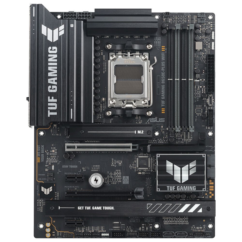ASUS TUF GAMING B650E-PLUS WIFI6E DDR5 HDMI DP PCIe 16X v4.0 AM5 ATX