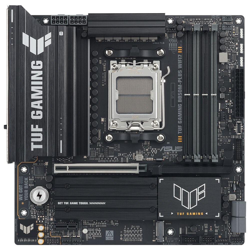 ASUS TUF GAMING B850M-PLUS WIFI7 DDR5 HDMI DP-TYPEC PCIE 5.0 AM5 mATX