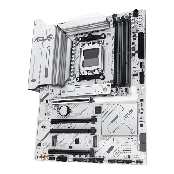 ASUS X870 MAX GAMING WIFI7 W DDR5 HDMI DP PCIE 5.0 AM5 ATX BEYAZ