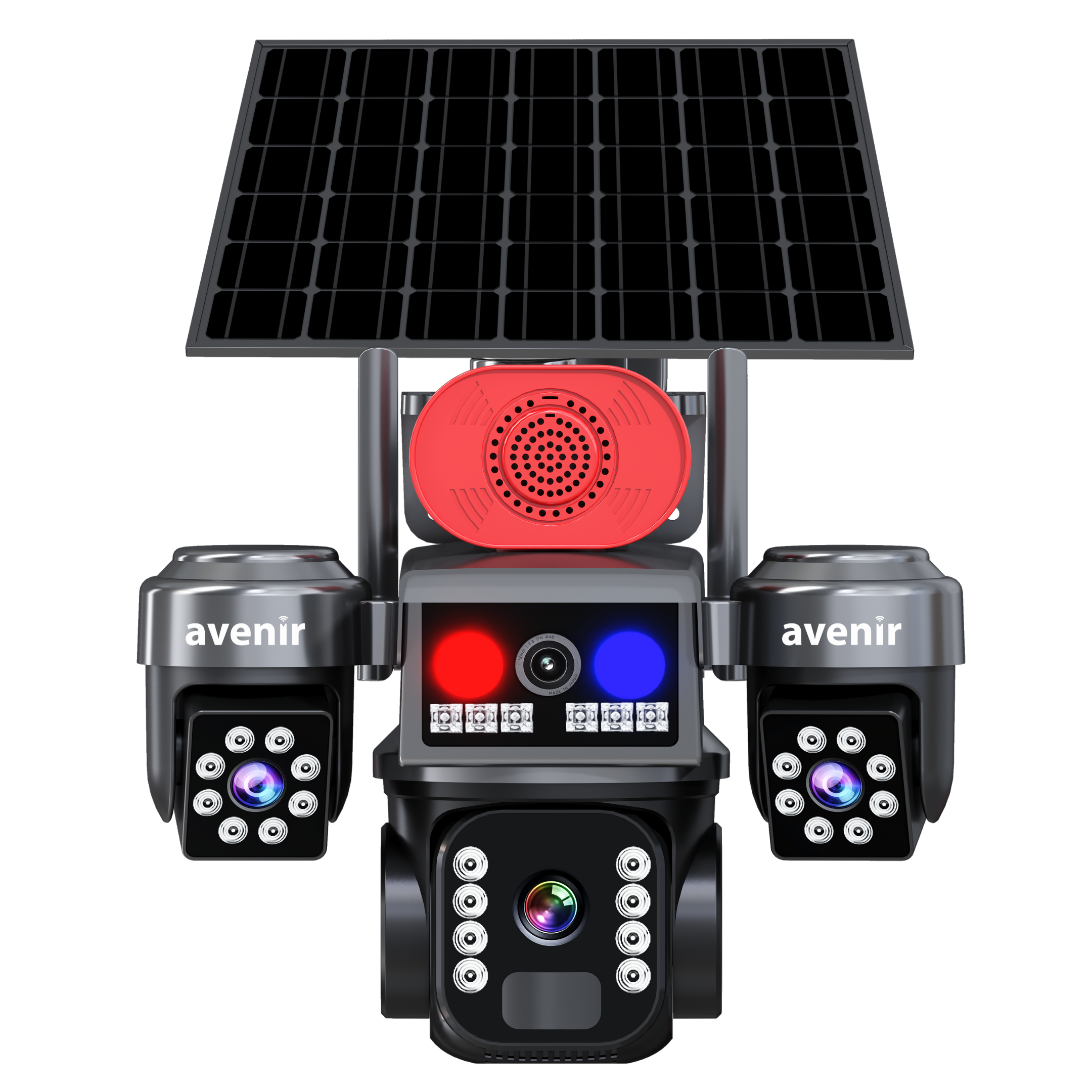 AVENIR 6MP 3 Kameralı 4G Solar IP Kamera AV-S463G