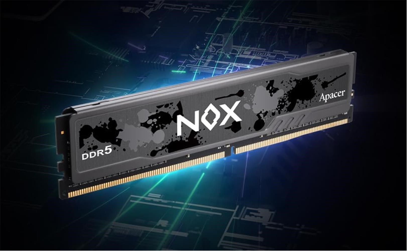 Apacer NOX 16GB 1x16GB 5600MHz CL40 DDR5 (AH5U16G56C522MBAA-1) Soğutuculu Gaming Ram