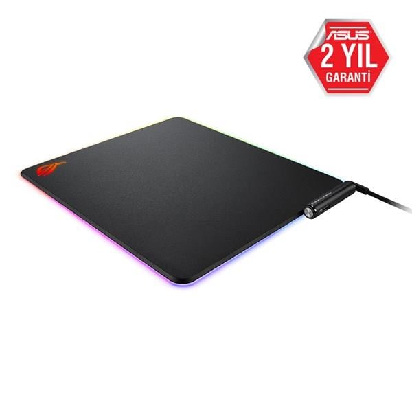 Asus Rog Balteus Qı Rgb Gamıng Mouse Pad Aura Sync Rgb Sert Yüzey Usb Geçişi Kaymaz Kauçuktan Taban Kablosuz Sarj