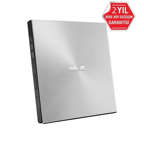 Asus Zendrive-U9m Sdrw-08U9m-U Harici İnce Dvd Yazıcı  M-Disc  Usb Type-C Ve Usb 2.0 Destekli  Gümüş