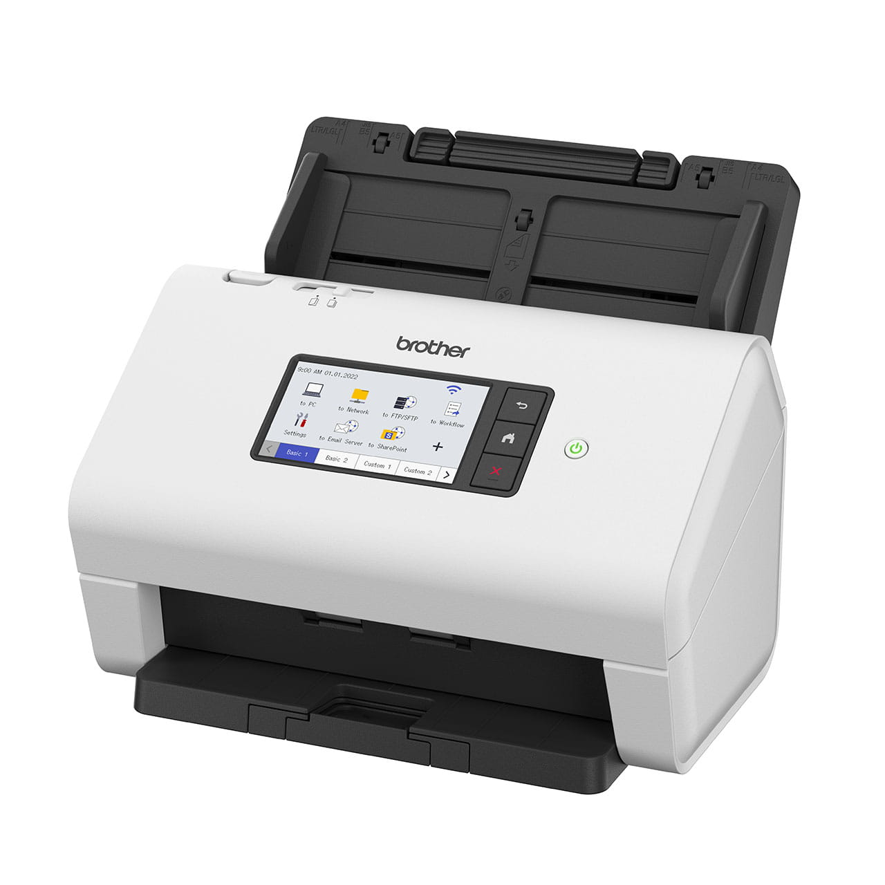 BROTHER A4 ADS-4900W  60ppm Duplex Kablosuz Ağ Tipi Dokunmatik Ekranlı Profesyonel Masaüstü Doküman Tarayıcı