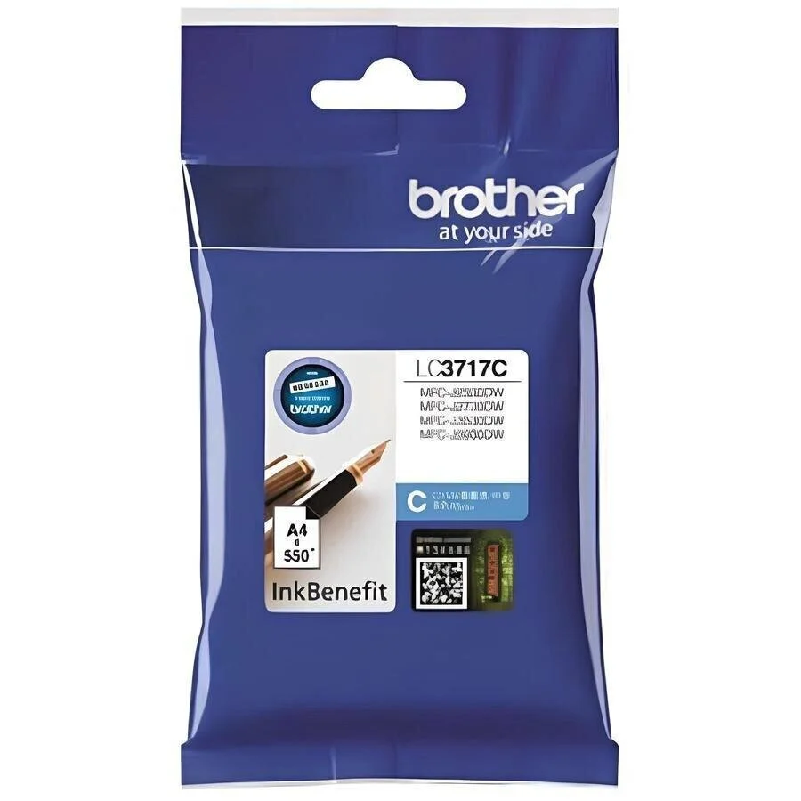 BROTHER LC3717C Mavi Mürekkep Kartuş