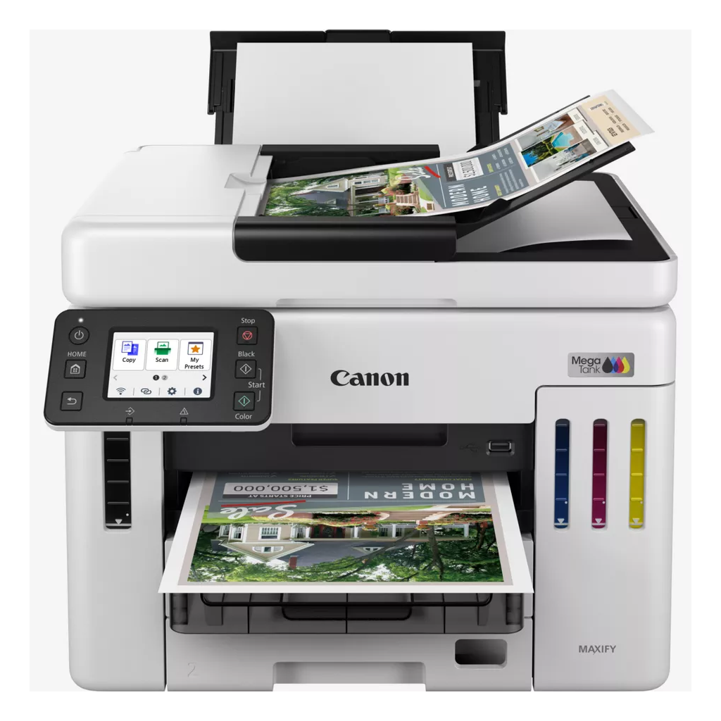 CANON MAXIFY GX7140, Renkli, Mürekkep Mega Tanklı, Yazıcı, Tarayıcı, Wifi, Lan, Duplex, ORİJİNAL MÜREKKEP
