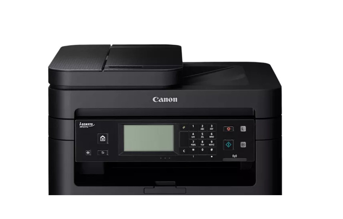 CANON A4 Siyah MF237w Çok Fonksiyonlu Faxlı Laser Yazıcı USB 2.0,Ethernet,Kablosuz Demo+2 Tonerli