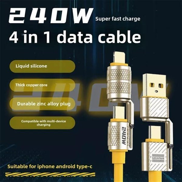 CODEGEN CDG-CNV88 Lightning 1.5 metre Şarj ve Data Kablosu 240W