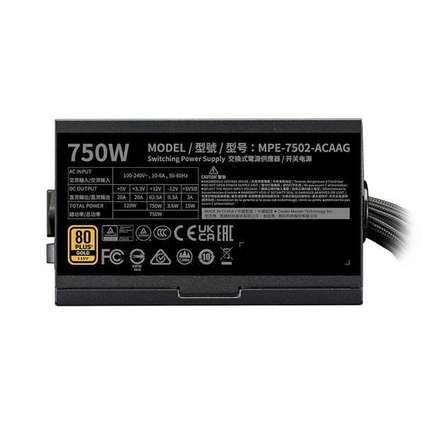 COOLERMASTER 750W 80+ GOLD G GOLD V2 POWER SUPPLY