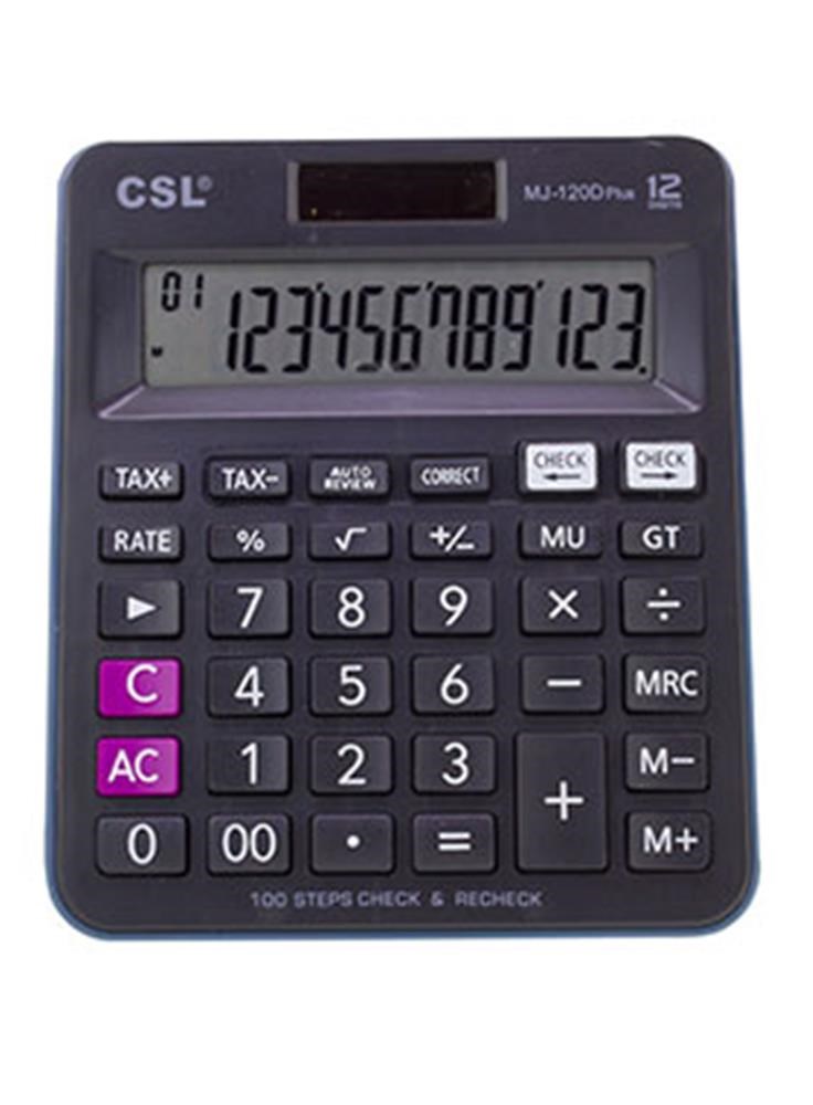 CSL RZ-816 12 Hane Masa Tipi Renkli Hesap Makinesi