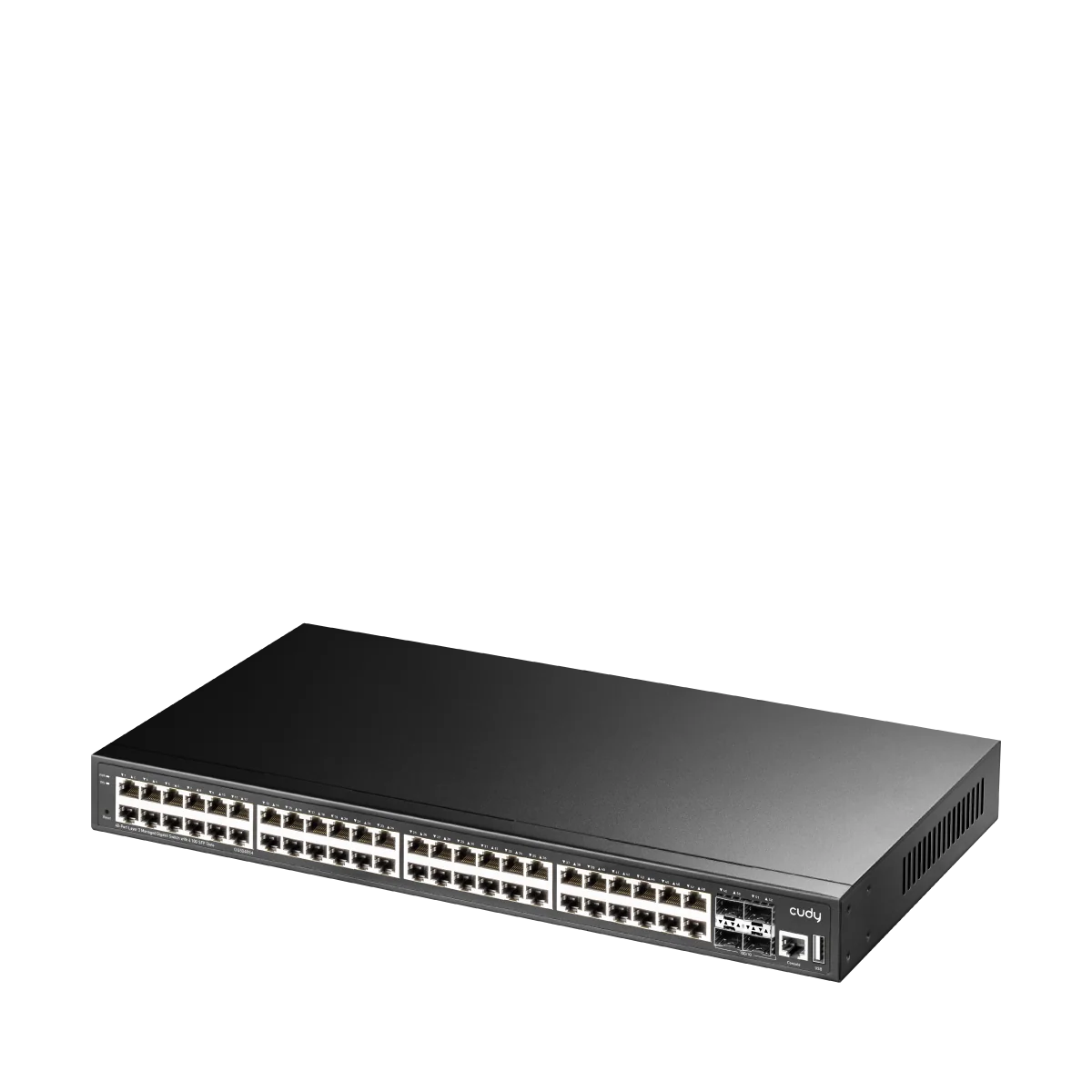 CUDY 48port 4-10GbE SFP Gigabit Layer3 Yönetilebilir Switch GS5048S4