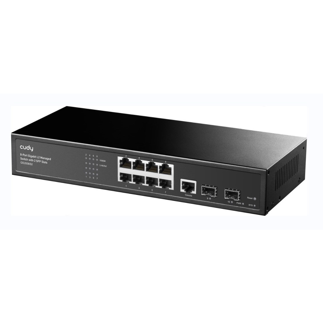 CUDY 8port Gigabit Yönetilebilir Switch GS2008S2