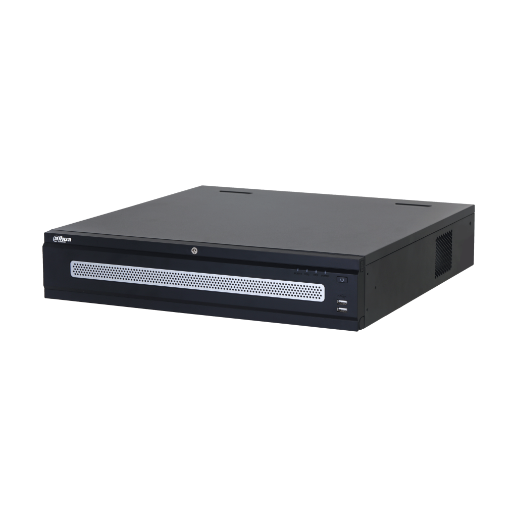 DAHUA  NVR608RH-64-XI, 64Kanal, 32Mpix, H265+, 8 HDD, 1080P Kayıt, 1280 Mbps Bant Genişliği, 2 Port 2500 Mbps LAN, RAID 0/1/5/6/10, Çift Power Supply, NVR