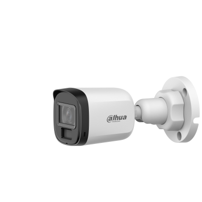 DAHUA 2MP Bullet 3.6mm Analog Kamera Akıllı Işıklı Sesli HAC-B1A21P-U-IL-A