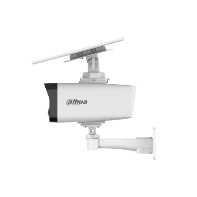 DAHUA 4MP Bullet 3.6mm Kablosuz 4G Solar IP Kamera Çift Işıklı IPC-HFW2441DG-4G-SP-B-MAX