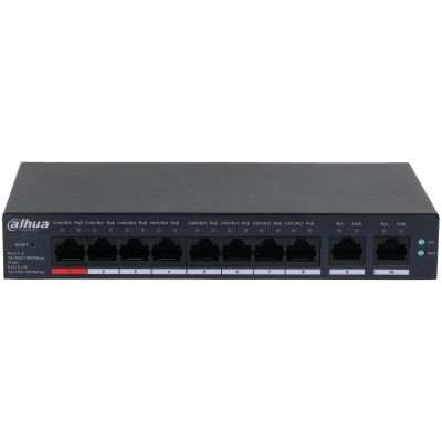 DAHUA 8port PoE 110w Gigabit Cloud Yönetilebilir Switch CS4010-8GT-110