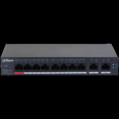 DAHUA CS4010-8ET-110 8xFE-2xGE YÖNETİLEBİLİR MEGABİT 110W POE SWİTCH