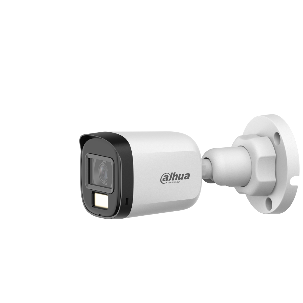 DAHUA HAC-B1A21P-U-IL-A-0360B, 2Mpix, 3.6mm Lens, 25 Mt Gece Görüşü, Smart Dual Light, Dahili Mikrofon, Bullet Kamera