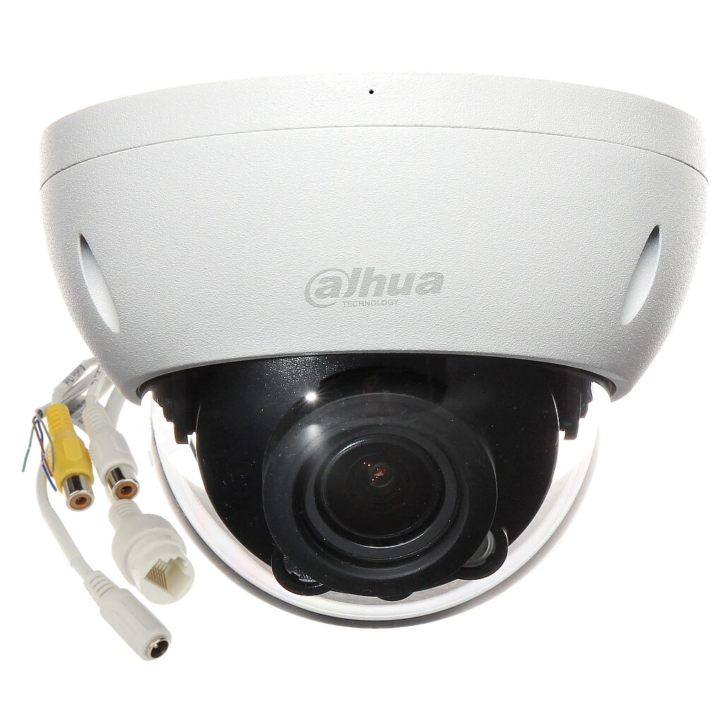 DAHUA IPC-HDBW2441R-ZAS-27135, 4Mpix, 2,7-13,5mm Motorize Lens, H265+,Starlight, 40Mt Gece Görüşü, Dahili Mikrofon, IP67, PoE Dome IP Kamera