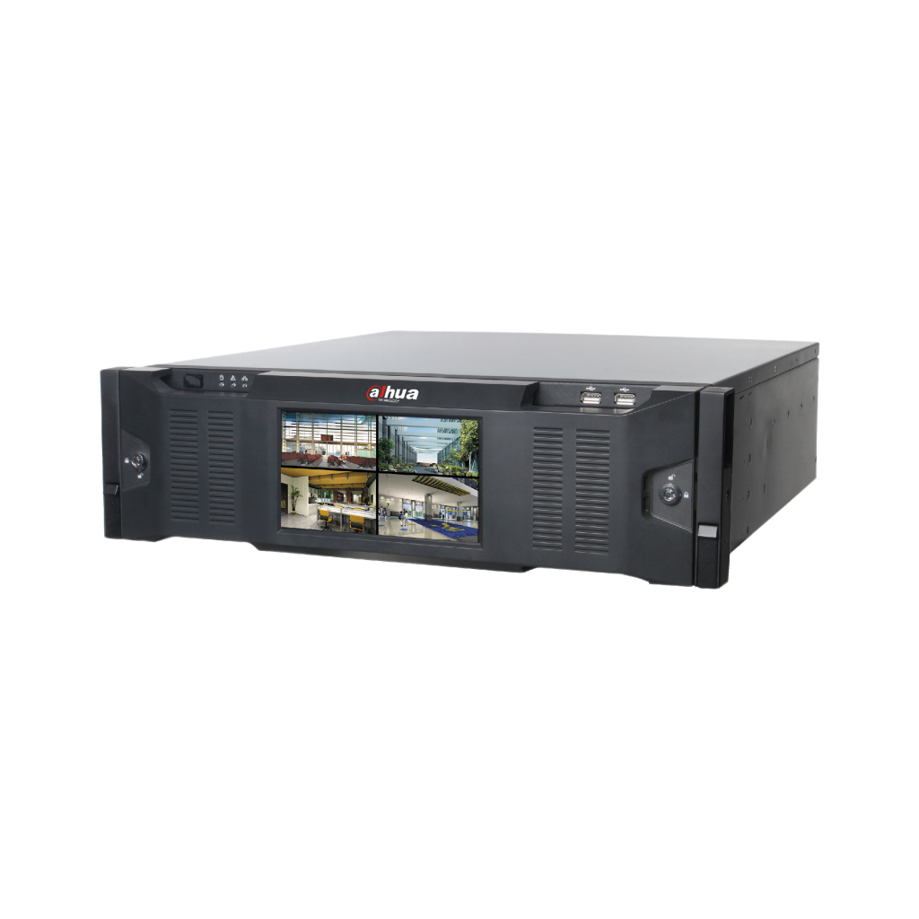 DAHUA IVSS7016DR, 256Kanal, 24Mpix, H265+, 16 HDD, 1080P Kayıt, 768 Mbps Bant Genişliği, 4 Port Gigabit Mbps LAN, RAID 0/1/5/6/10, Çift Power Supply, NVR