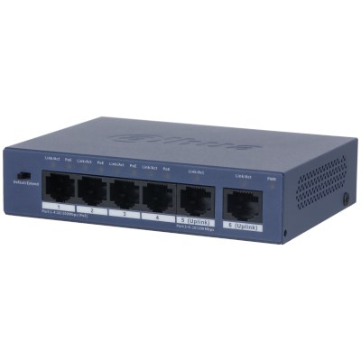 DAHUA S3006-4ET-60 4FEX2XGE 60W YÖNETİLEMEZ POE SWITCH