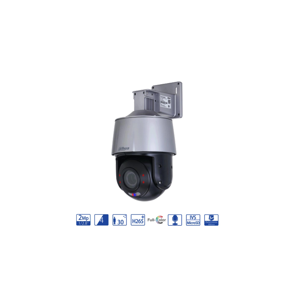 DAHUA SD3A200-GN-A-PV, 2Mpix, 4mm Lens, H265+, 30mt Gece Görüş,  Full-color, IP PT Kamera