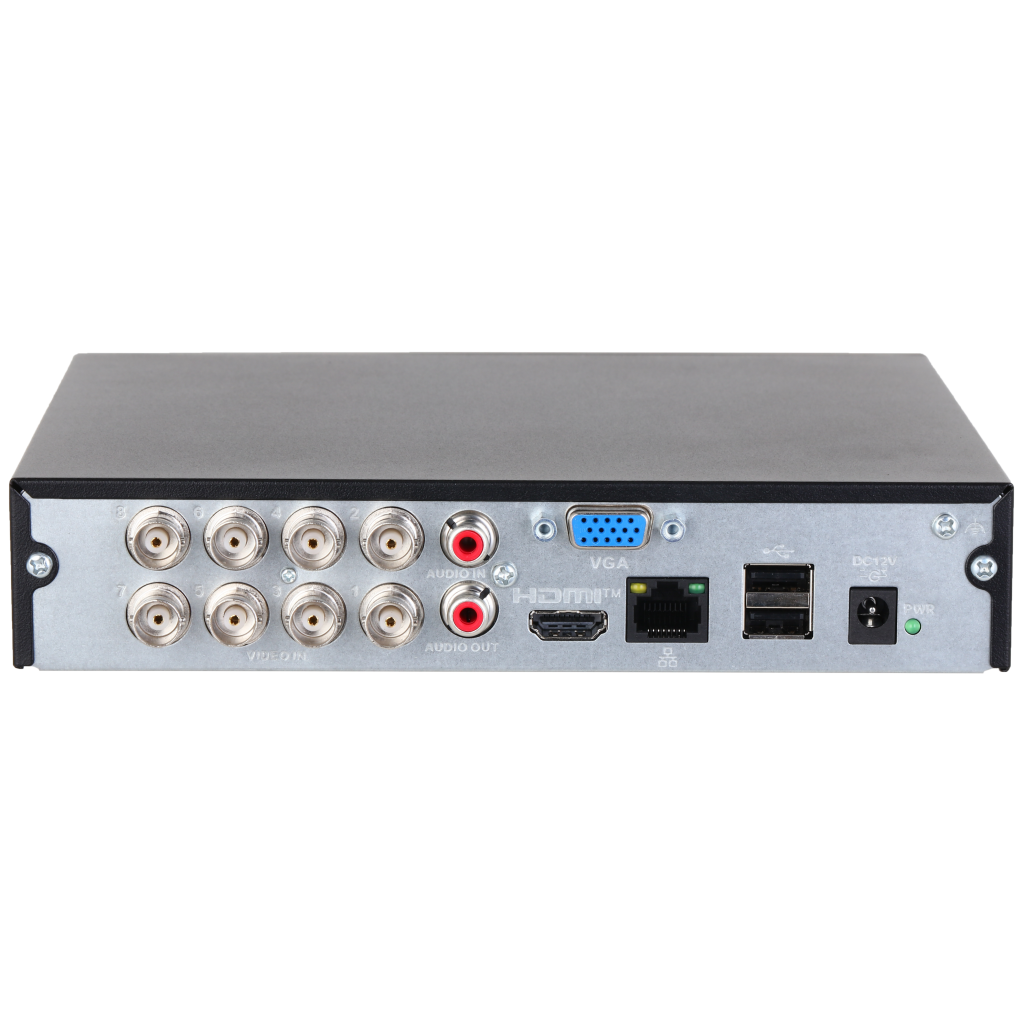 DAHUA XVR1B08-I/T, 8Kanal, 2Mpix, H265+, 1 HDD Desteği, 5in1 DVR Cihazı