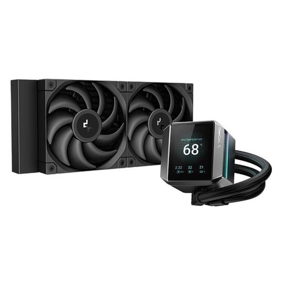 DEEPCOOL 240mm MYSTIQUE 240 Sıvı Soğutmalı AM5-1851p İşlemci Fanı LCD Ekranlı