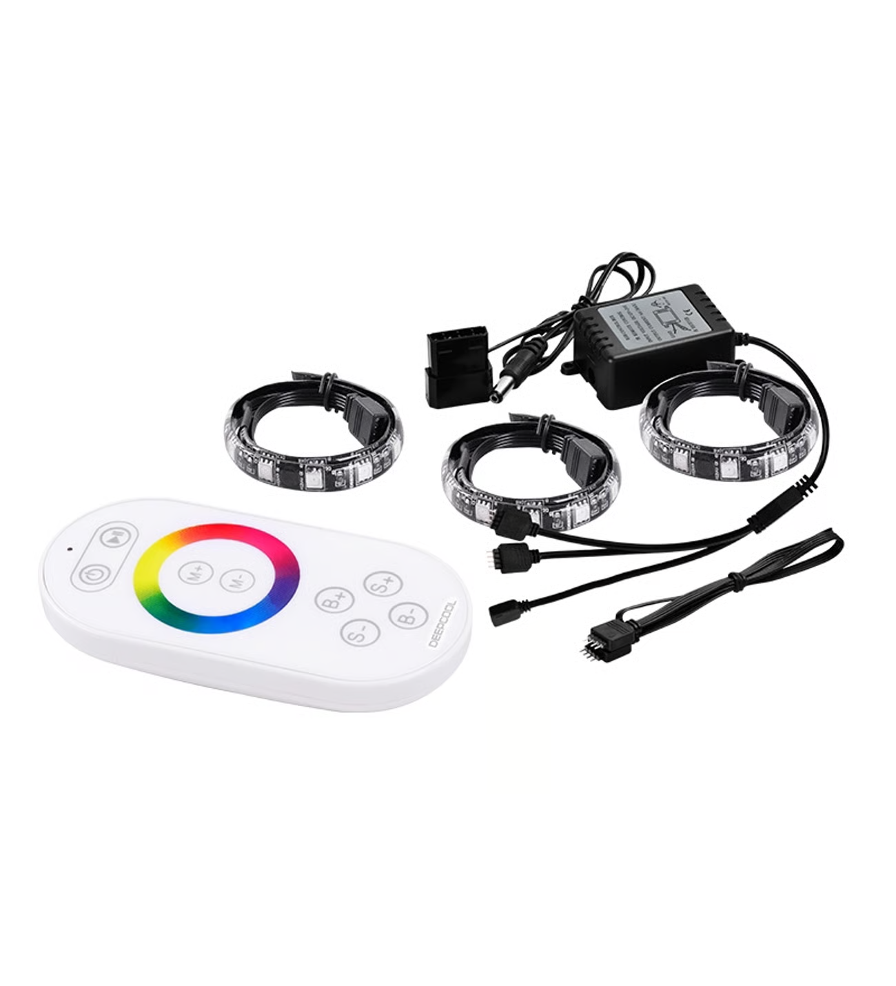 DEEPCOOL RGB360 Kablosuz Uzaktan Kumandalı Çok Renkli Kasa İçi LED Şerit Seti