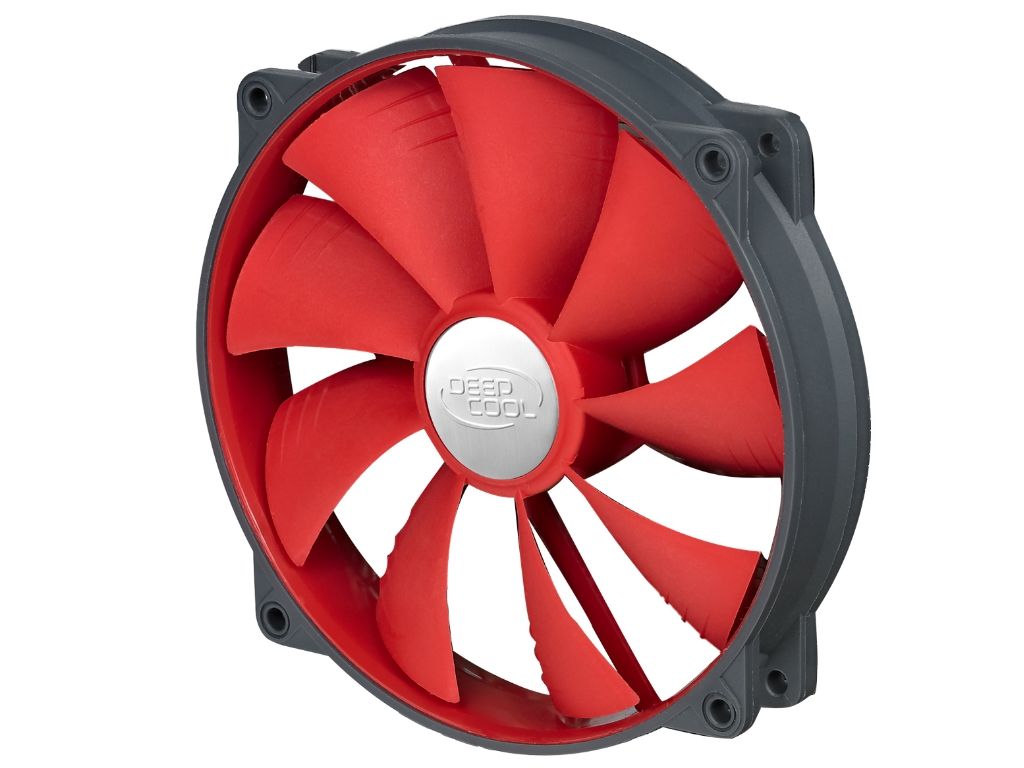 DEEPCOOL UF140R Ultra Sessiz Kasa ve Radyatör Fanı (Kırmızı)