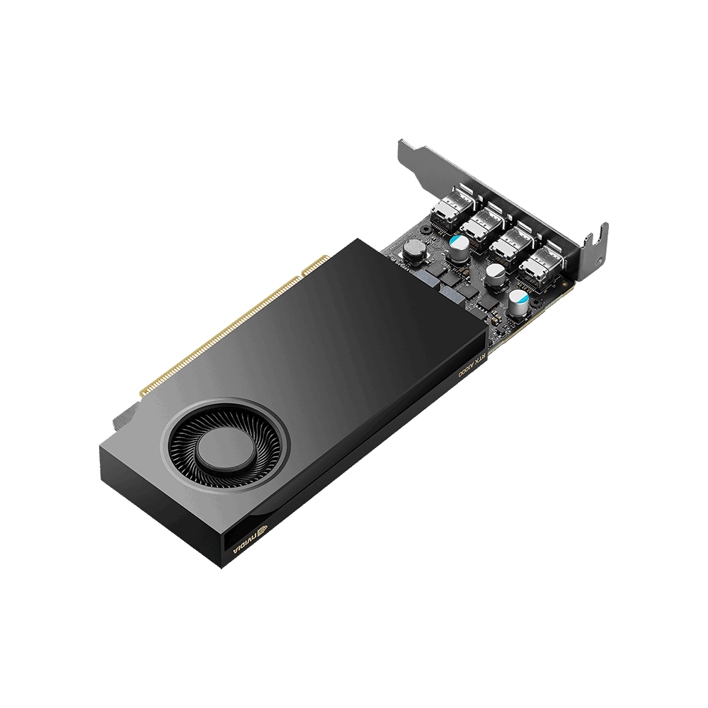DELL 8GB RTX A1000 GDDR6 128bit 4X mDP PCIe 16X v4.0
