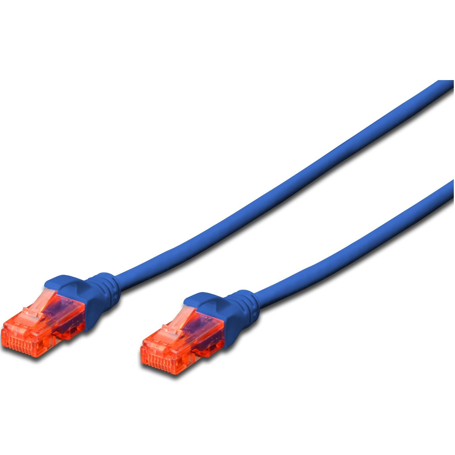 DIGITUS 0.25metre CAT6 Utp DK-1617-0025 Mavi Patch Kablo (10'lu Paket)