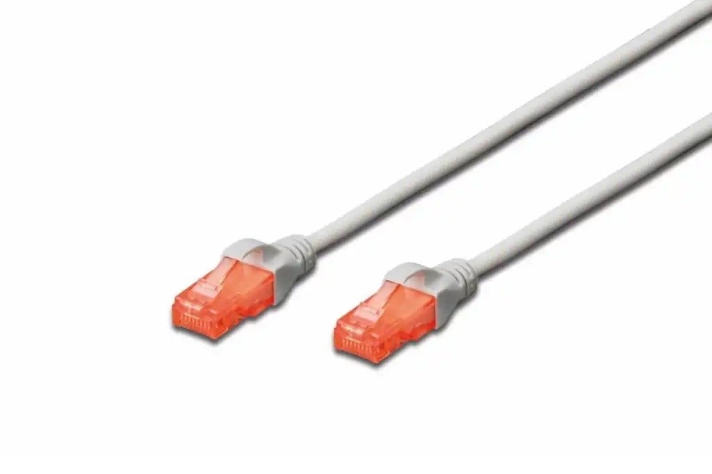 DIGITUS 0.5metre CAT6 Utp DK-1617-005 Gri Patch Kablo (10lu Paket)
