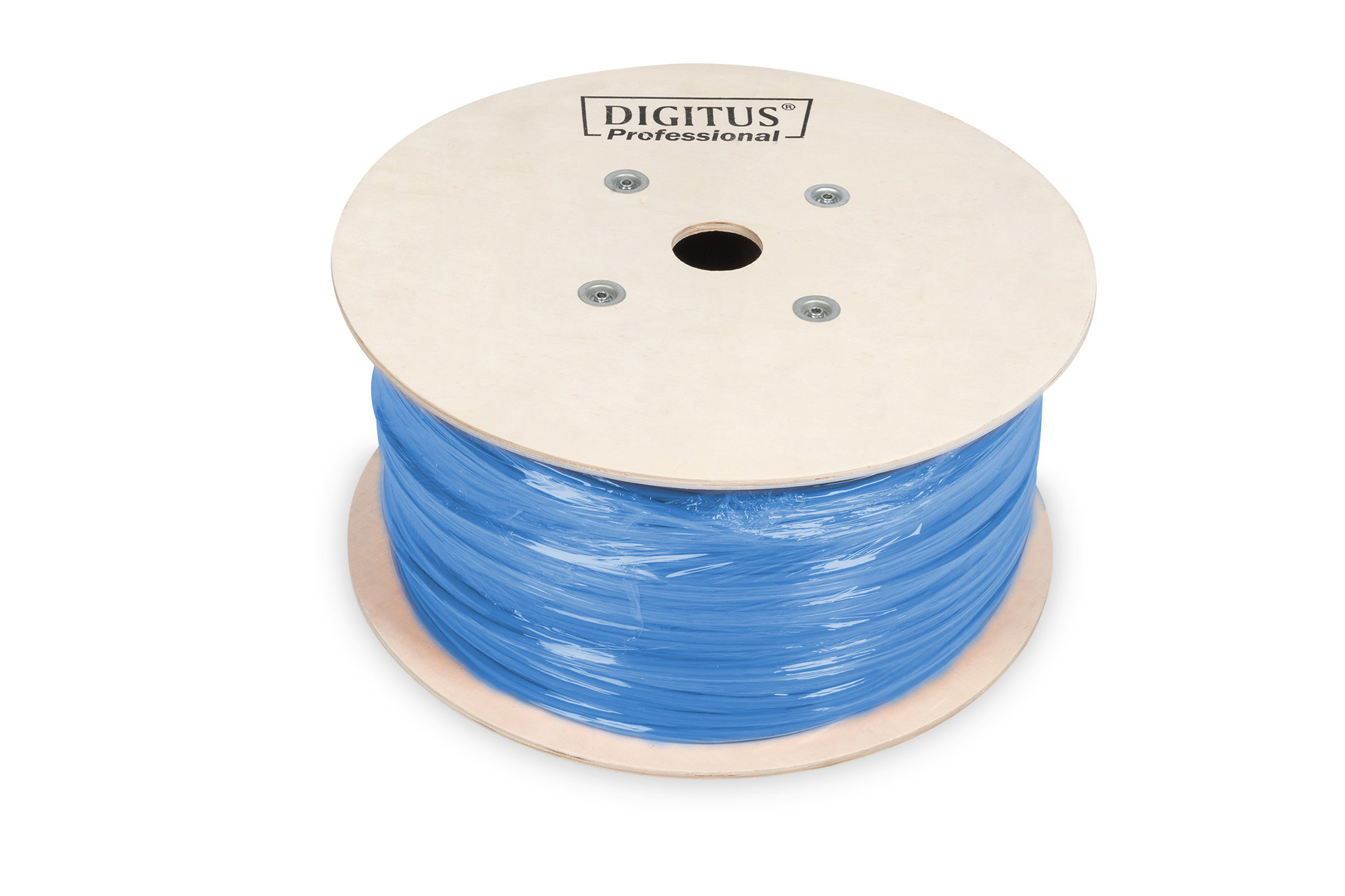DIGITUS 500metre CAT6 Utp 23AWG Mavi Makara Saf Bakır Kablo 0.50mm DK-1613-VH-5-B