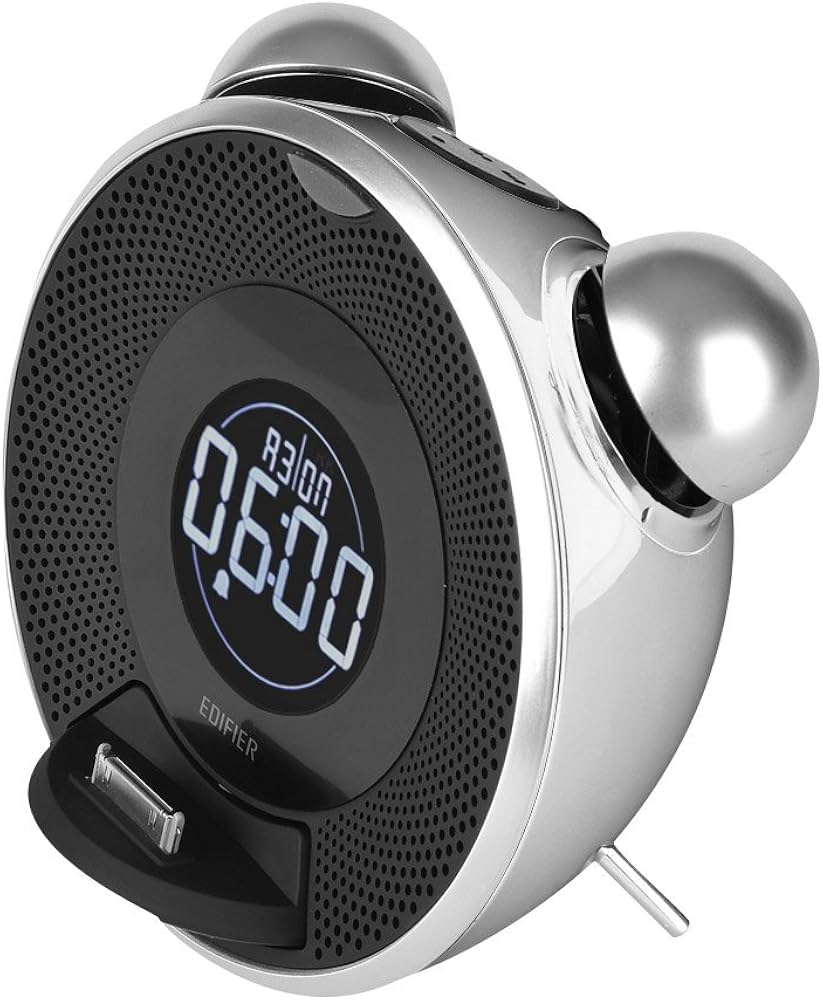 EDIFIER Image Series IF230B Tick-Tock Dock 9W FM Radyo, iPod, Hoparlör Siyah, BLUETOOTH