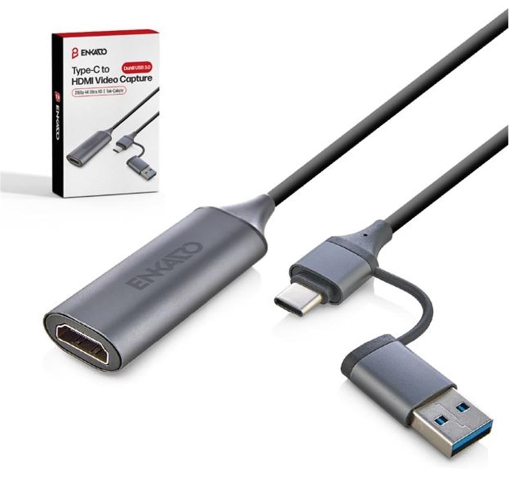 ENKADO EKD-TP46 TYPE-C+USB 3,0 TO HDMI VİDEO CAPTURE
