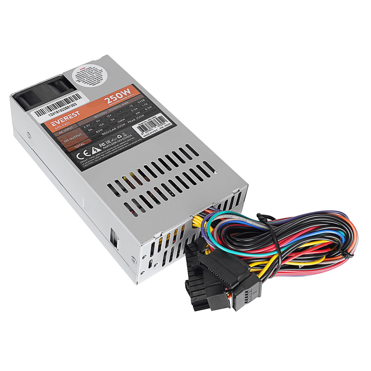 EVEREST 200W EPS-FX01 4cm Fanlı Slim Power Supply
