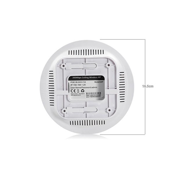 EVEREST EWiFi EAP 300mbps 1port 2.4ghz Repeater Access Point Router PoE Tavan Tipi