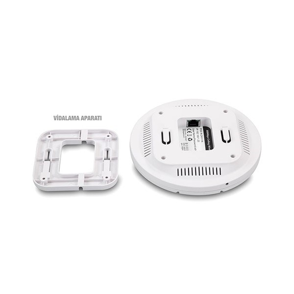 EVEREST EWiFi EAP 300mbps 1port 2.4ghz Repeater Access Point Router PoE Tavan Tipi