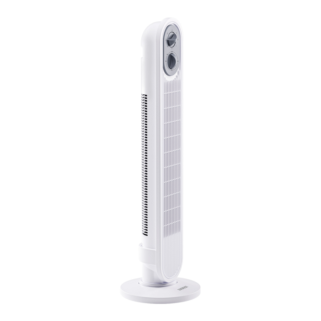 EVEREST FAN14, BEYAZ, 3 Kademeli Hız, Kule Tipi, 50W, Zamanlama Ayarlı, Sağ ve Sol Salınım,  Vantilatör