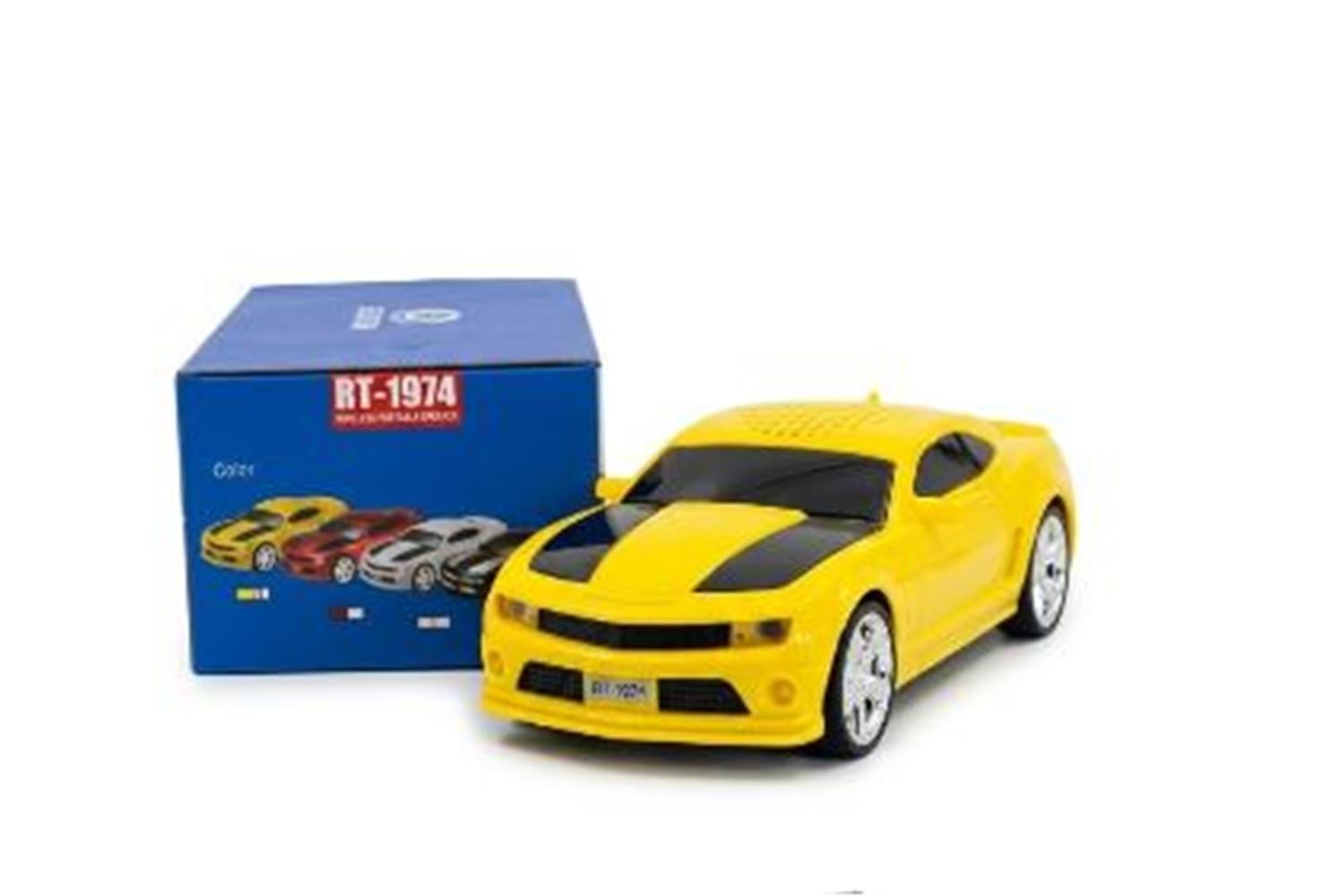 EVERTON RT-1974  Sarı Arabalı  Bluetooth Fm-Usb-Tf-Aux Şarjlı Nostaljik Radyo