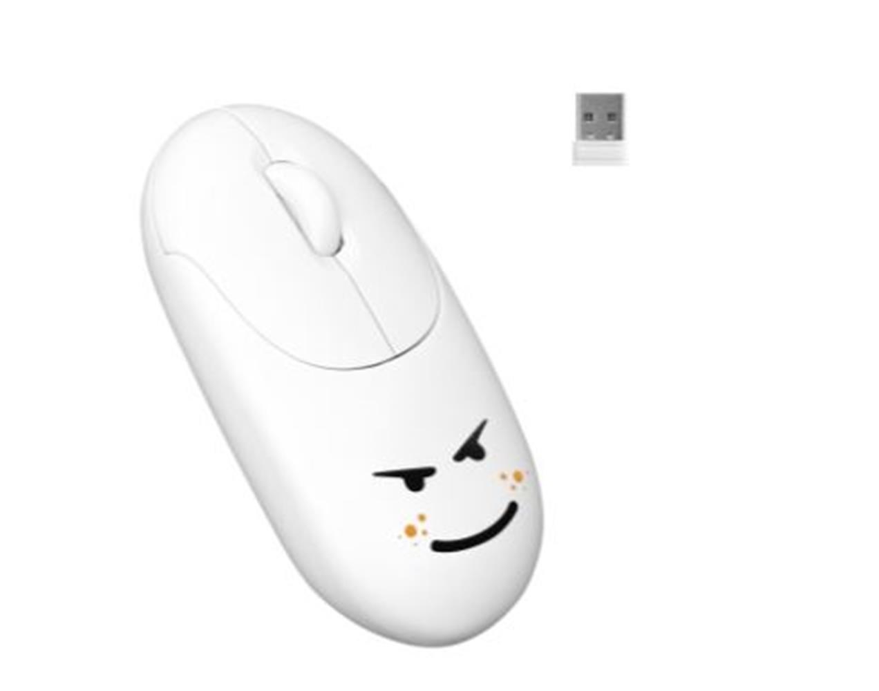 Everest SM-26 FASHION 2.4Ghz Beyaz Kabartmalı Kablosuz Mouse