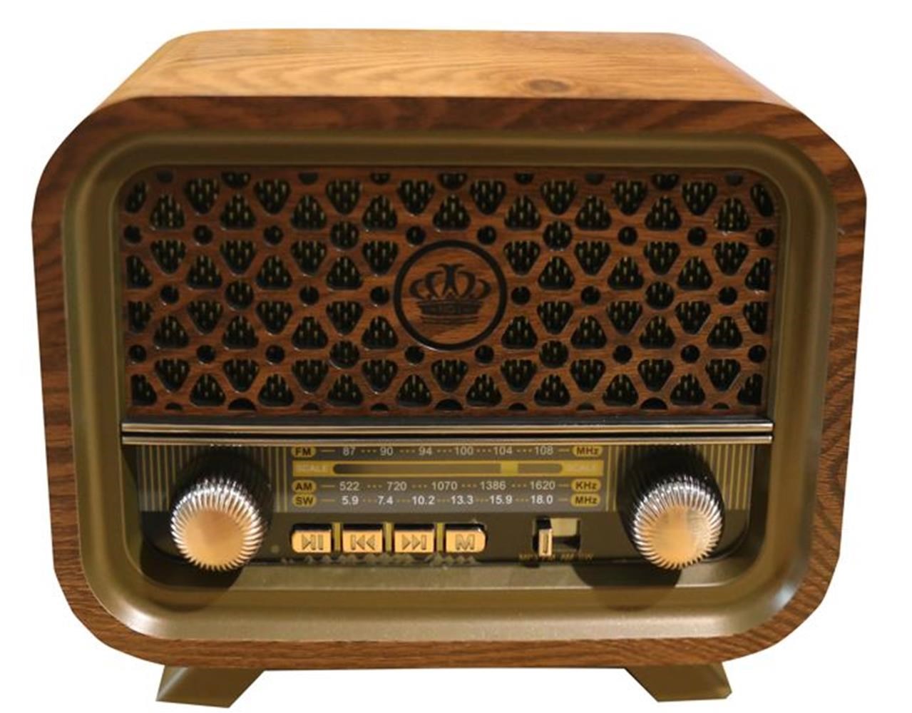 Everton RT-736  Bluetooth-USB-SD-FM Şarjlı  Nostaljik Radyo