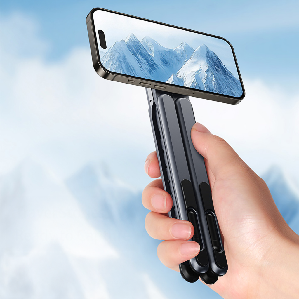 FENY FN-MS10, Magsafe, Dönebilen, Ayarlanabilir, Taşınabilir, Katlanır, Telefon-Tablet-Notebook Uyumlu, Yükseklik Ayarlı, Alüminyum Stand