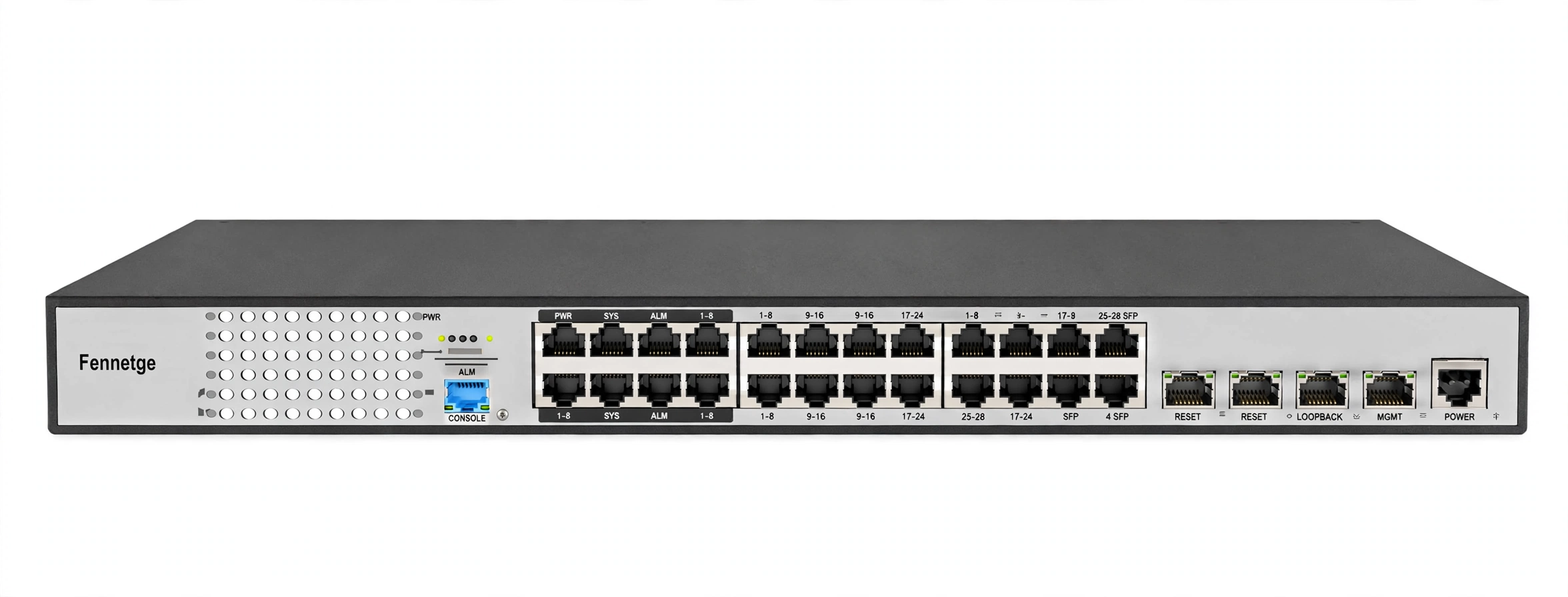 FOREDGE 24port PoE 360w 4-SFP Gigabit Yönetilebilir Switch PS3024GR